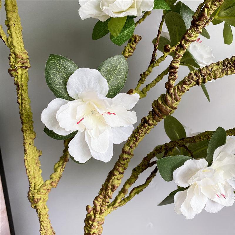 Extra Large White Azalea Flower Branch