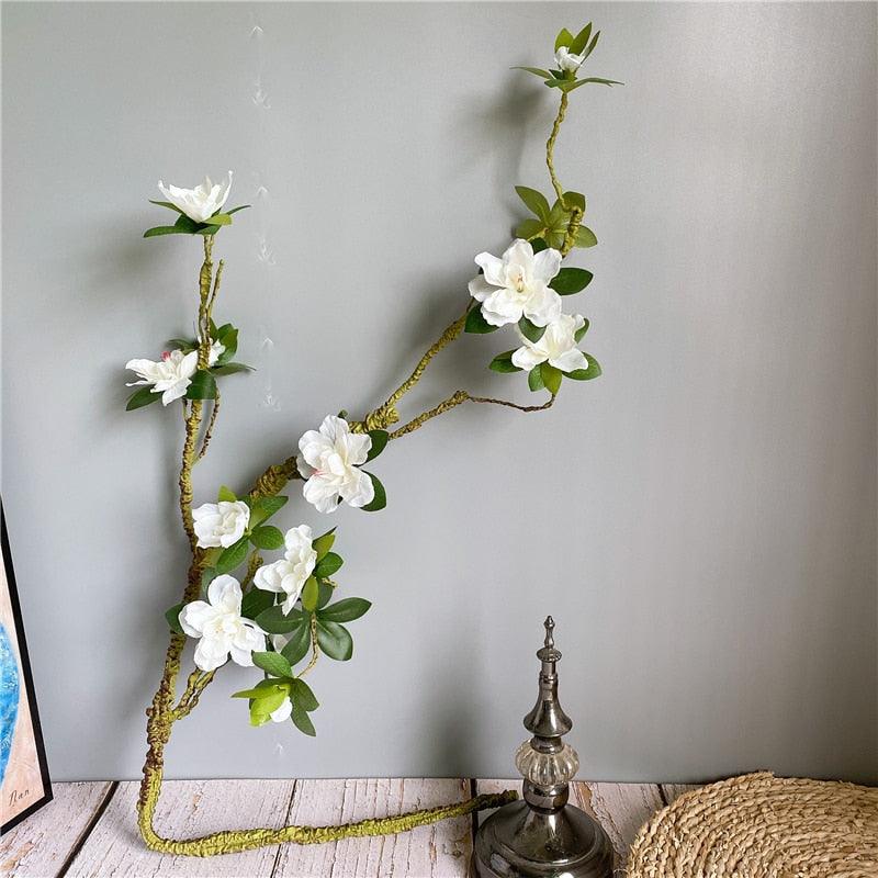 Extra Large White Azalea Flower Branch - MAIA HOMES