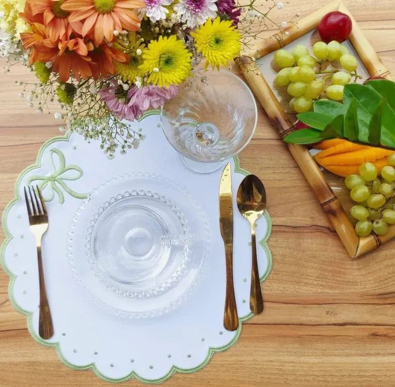 Soft Glow Olive Placemats