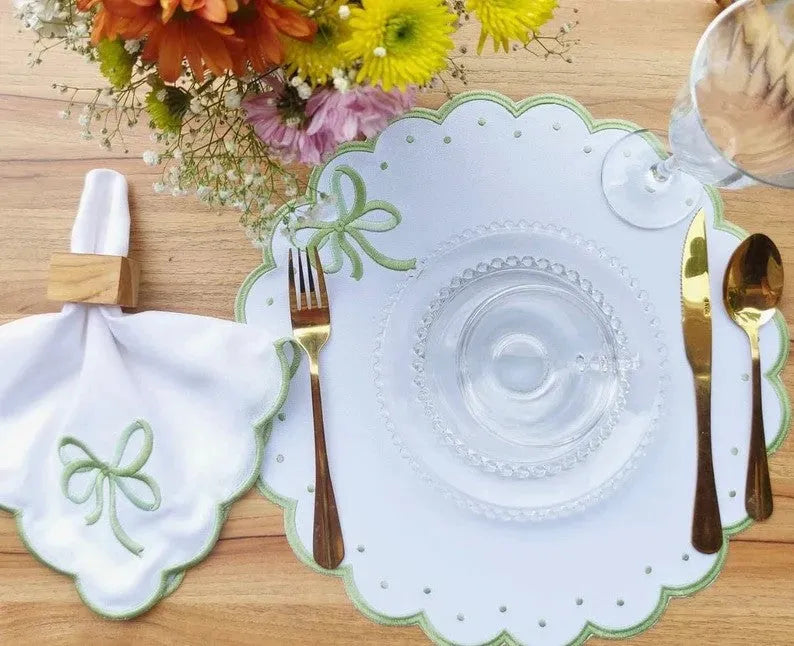 Soft Glow Olive Placemats