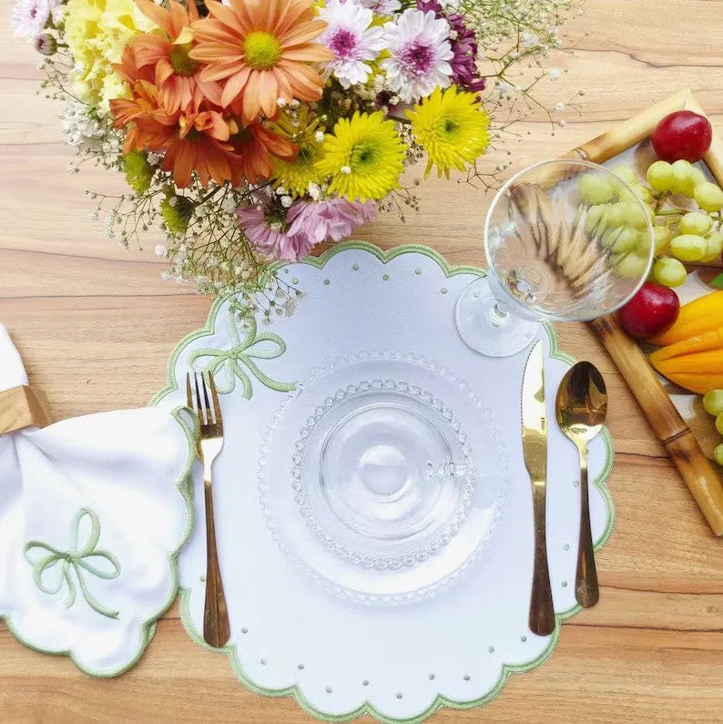 Soft Glow Olive Placemats