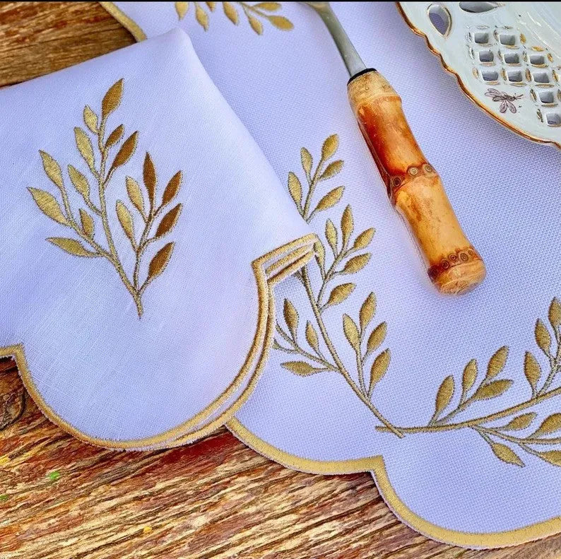 Leafy Glimmer Placemats