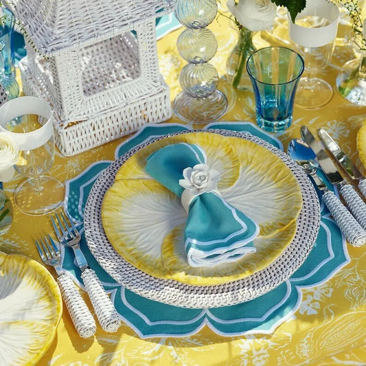 Turquoise Blossom Placemats