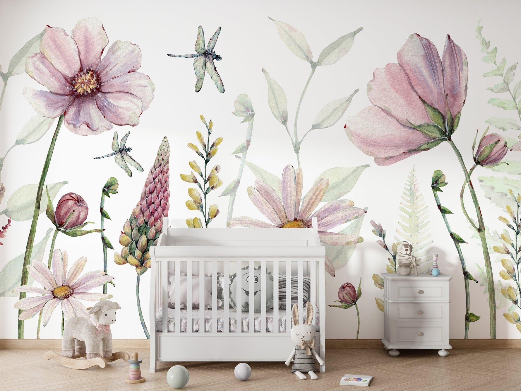 Fabulous Flowers Wallpaper Mural