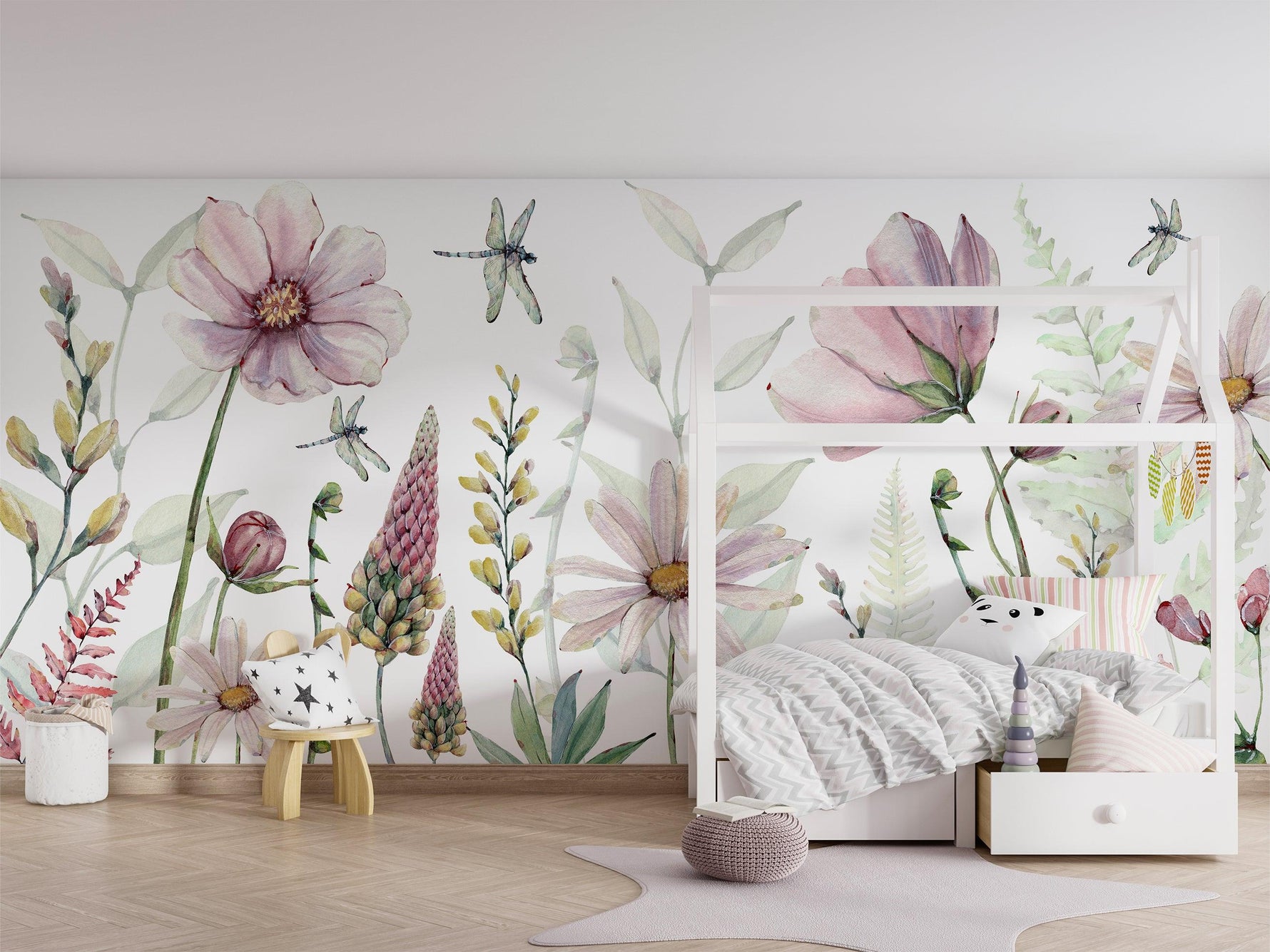 Fabulous Flowers Wallpaper Mural