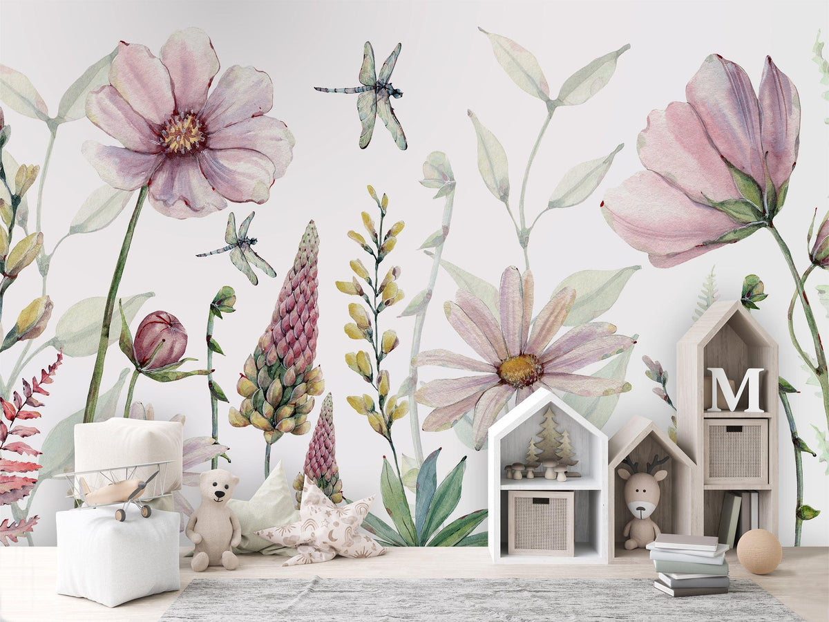 Fabulous Flowers Wallpaper Mural