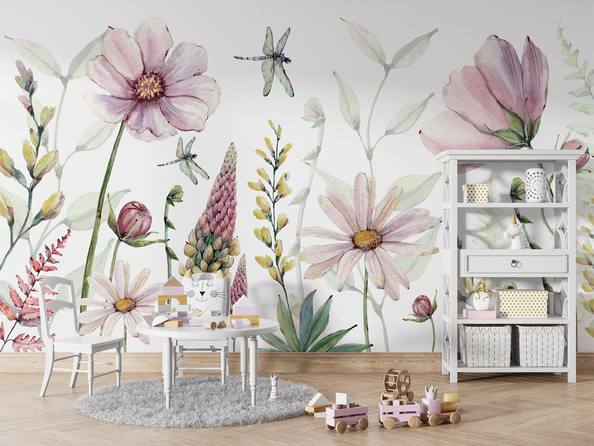 Fabulous Flowers Wallpaper Mural