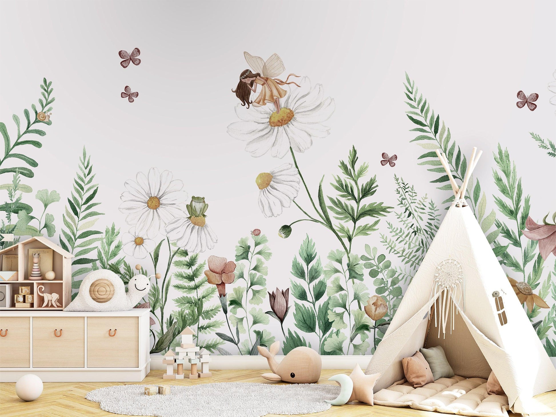 Fairy Garden Wallpaper Mural - MAIA HOMES