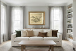 Framed room mockup - gold