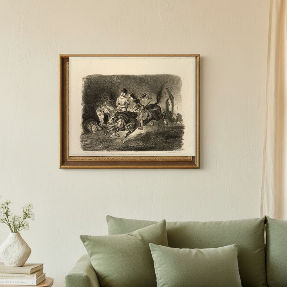 Framed room mockup - sage