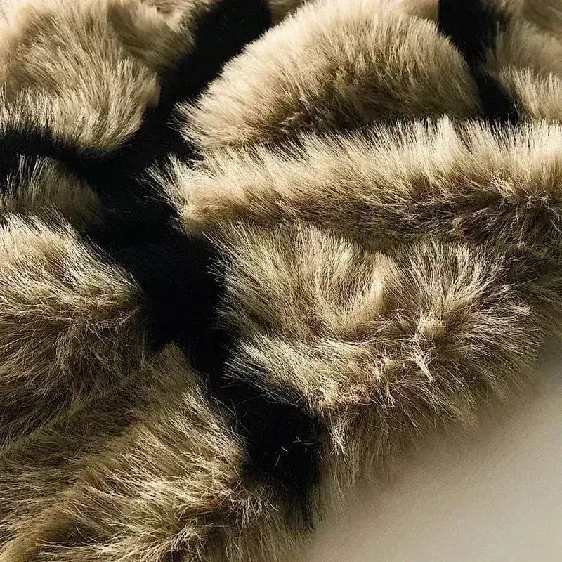 Faux Fox Fur Plush Weighted Blanket - MAIA HOMES