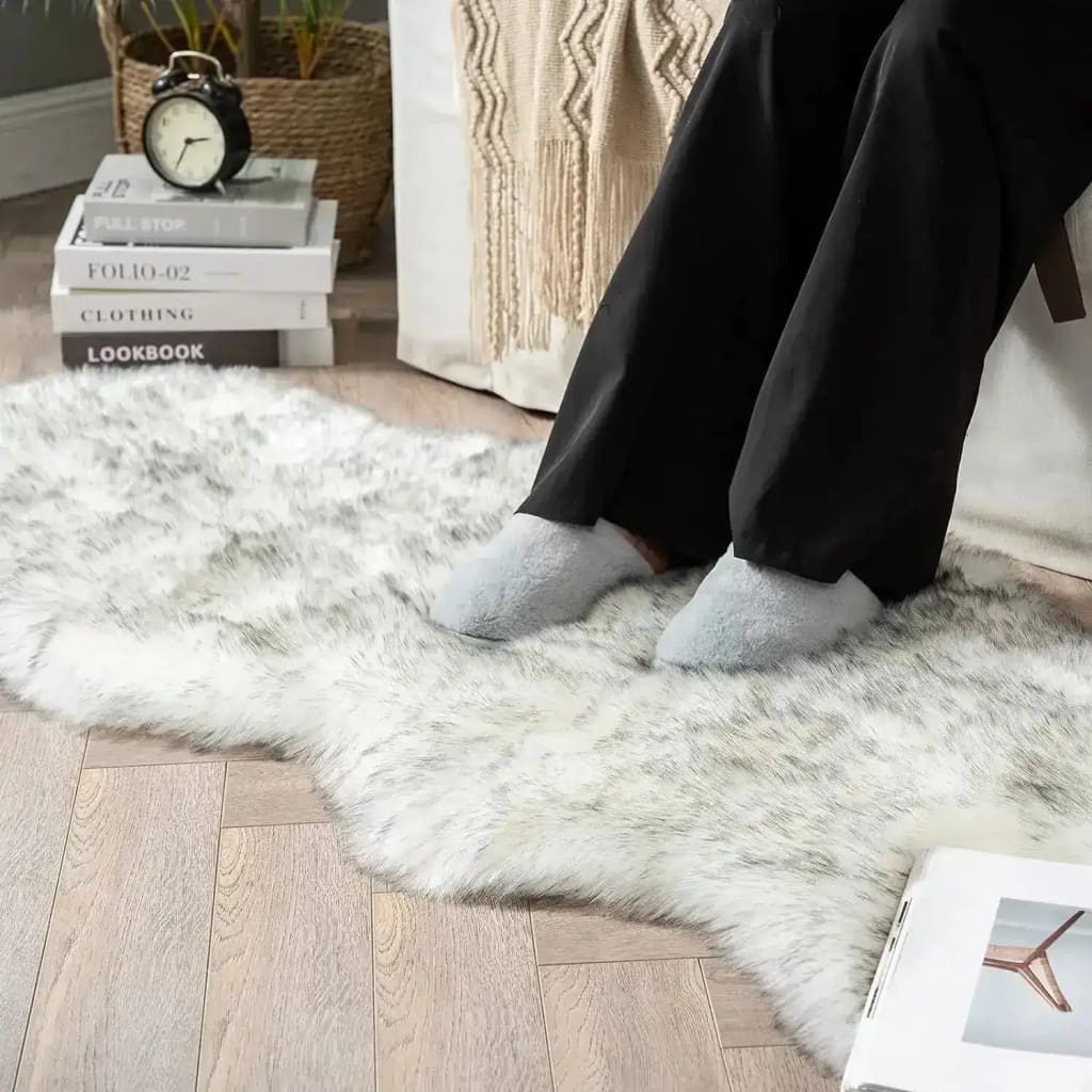 Faux Fur Rug Runner - Maia Homes