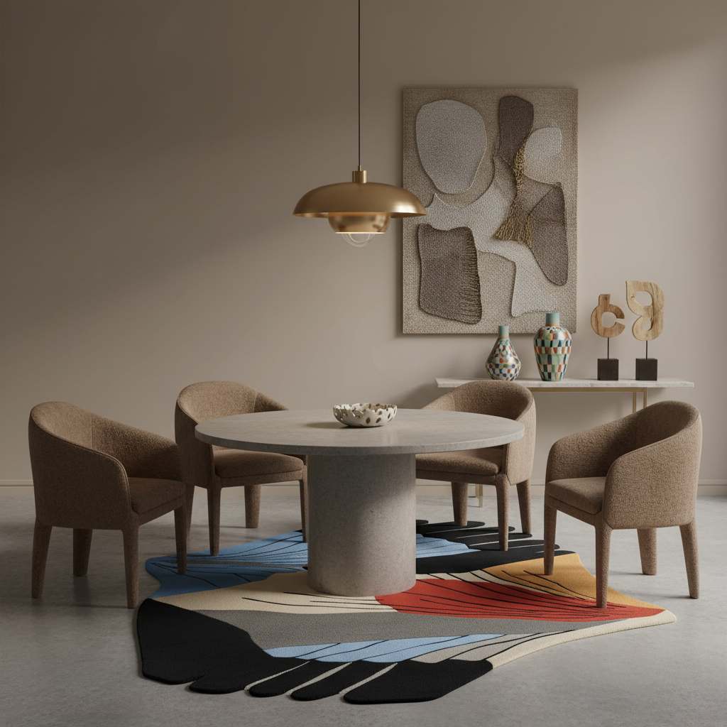Feather Rock Mirage Hand Tufted Rug