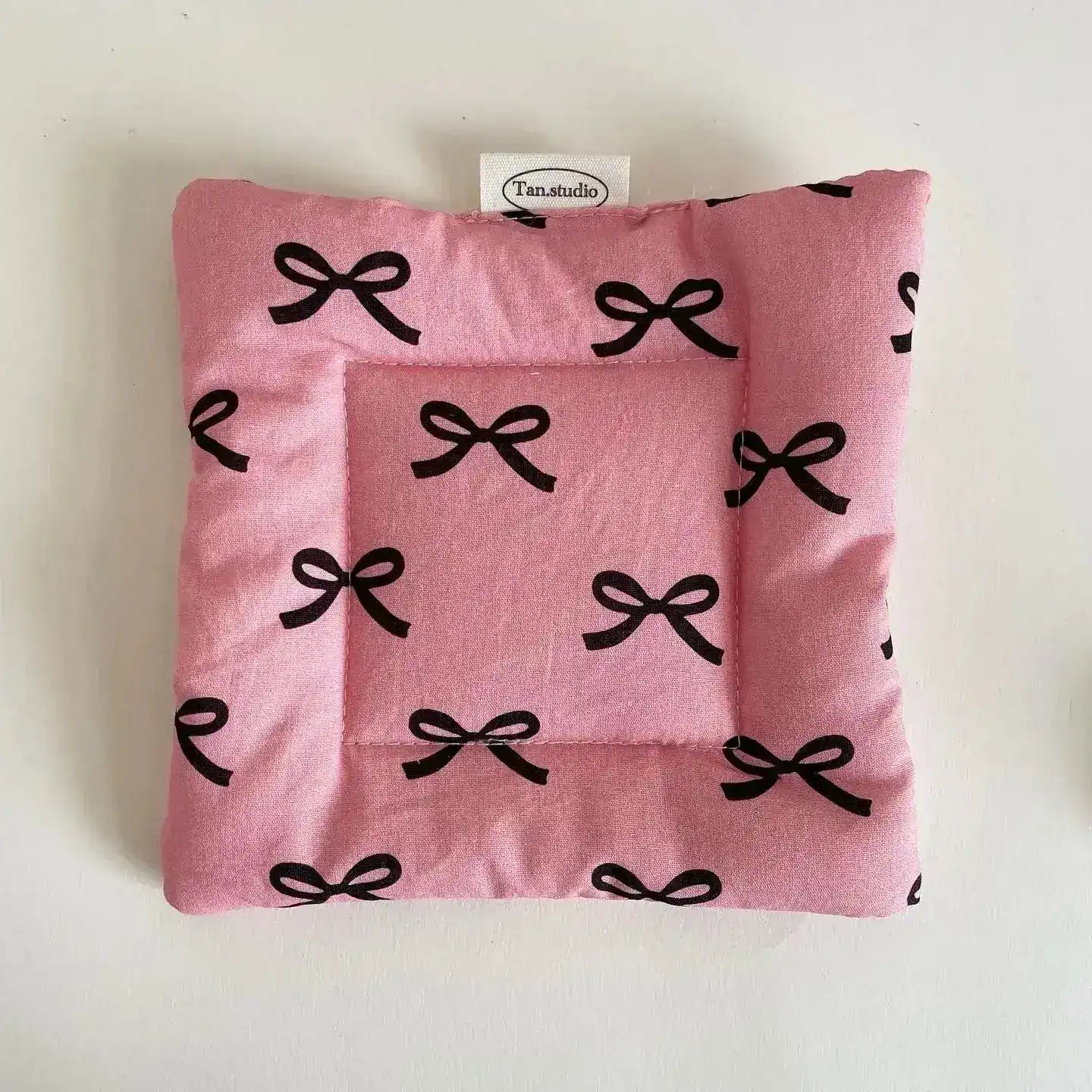 Feminine Bow Cotton Coaster - MAIA HOMES