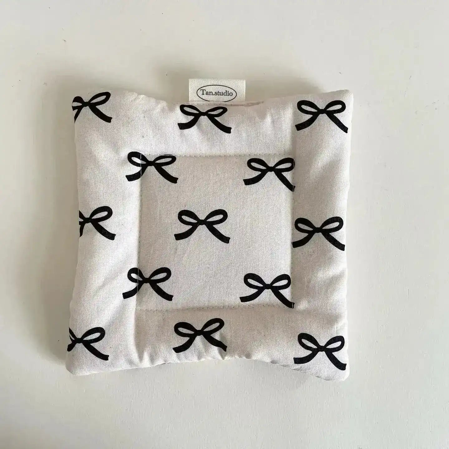 Feminine Bow Cotton Coaster - MAIA HOMES