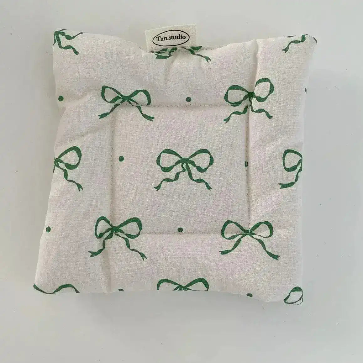 Feminine Bow Cotton Coaster - MAIA HOMES