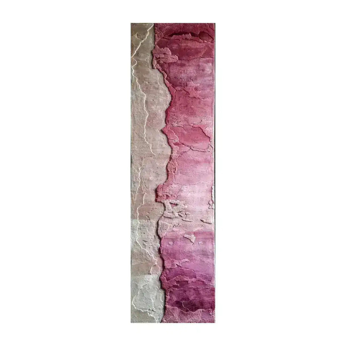 Fiery Flow Wool Runner Rug — Swatch 12" x 12"