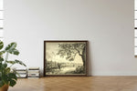 Framed room mockup - leaning