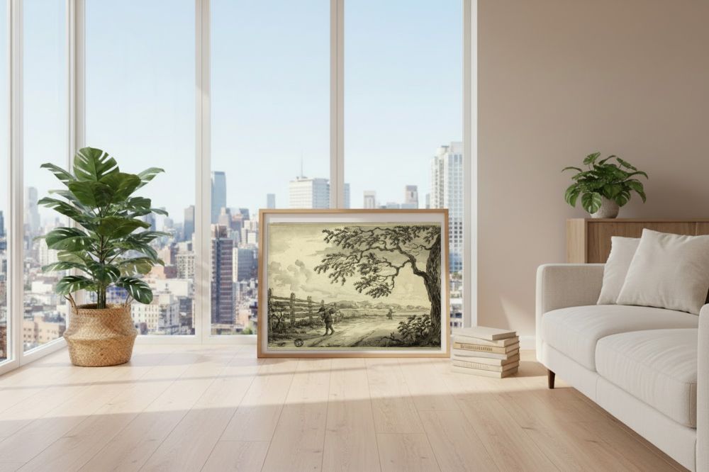 Framed room mockup - loft