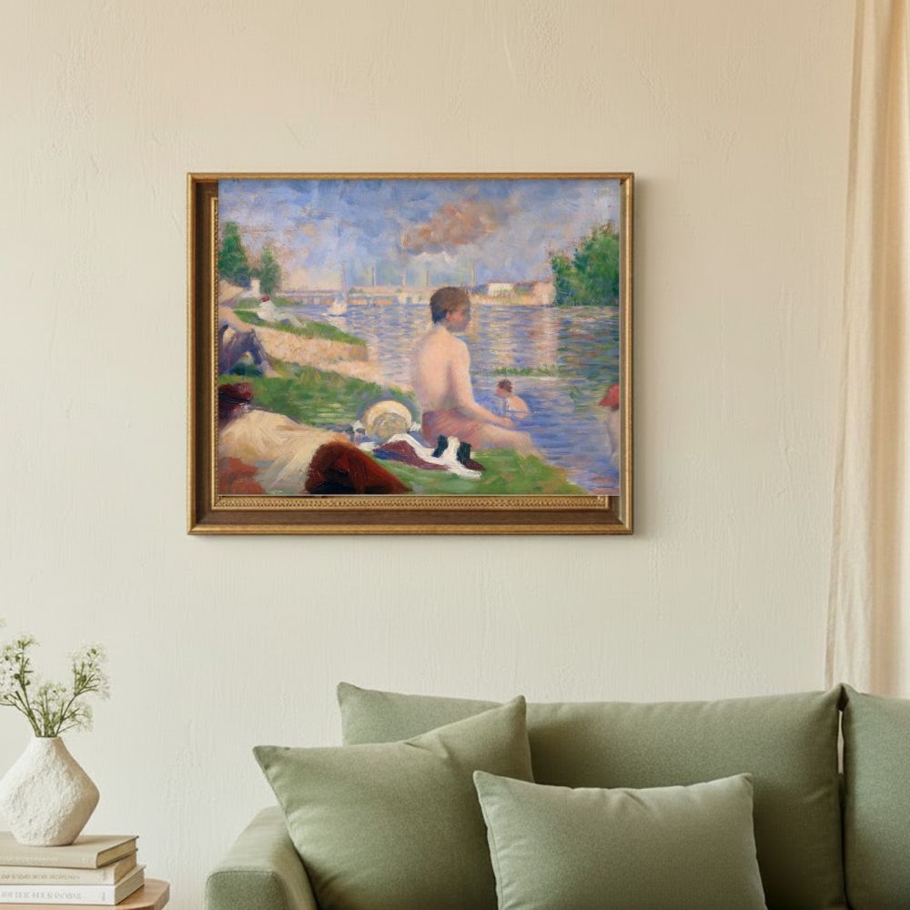 Framed room mockup - sage
