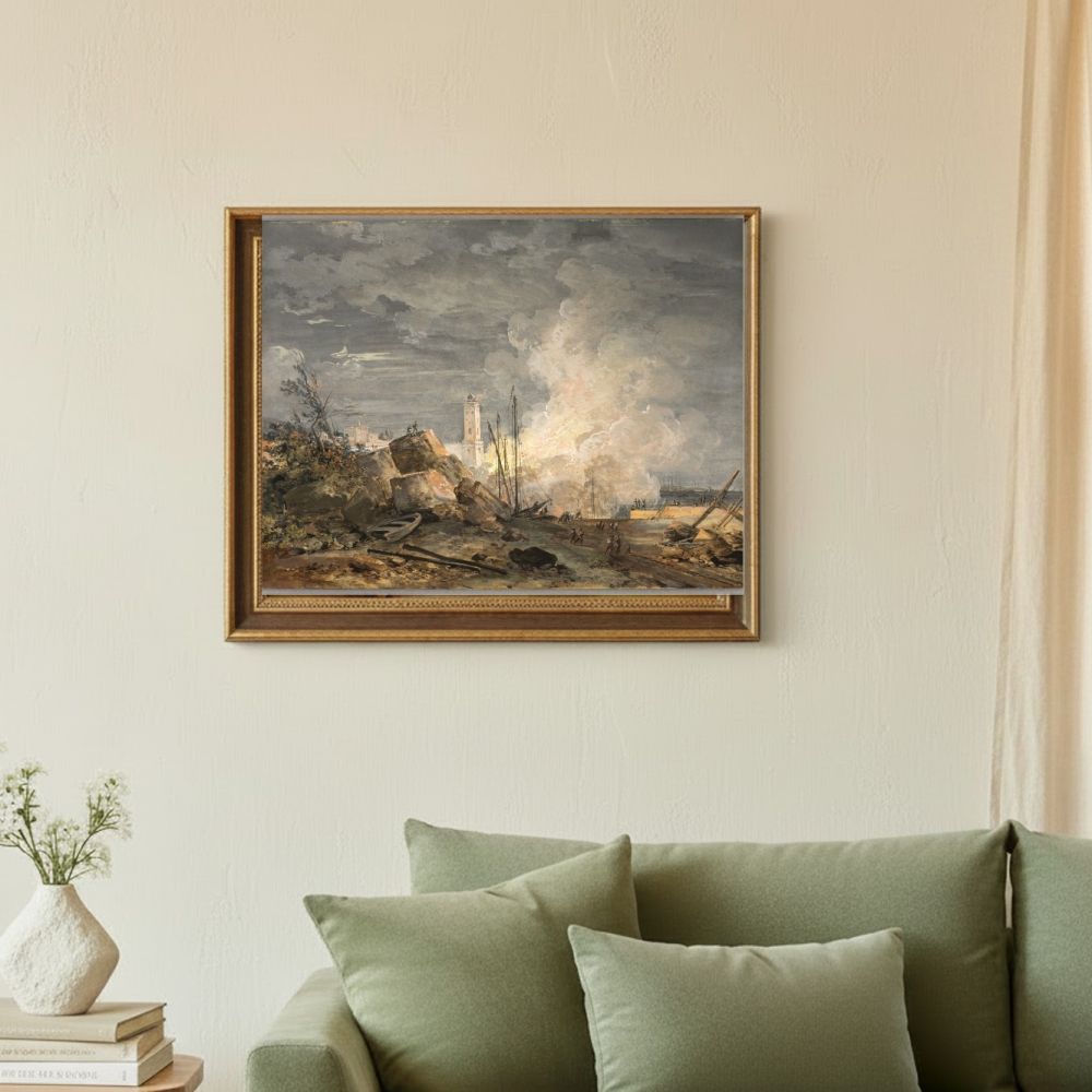 Framed room mockup - sage