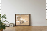 Framed room mockup - leaning