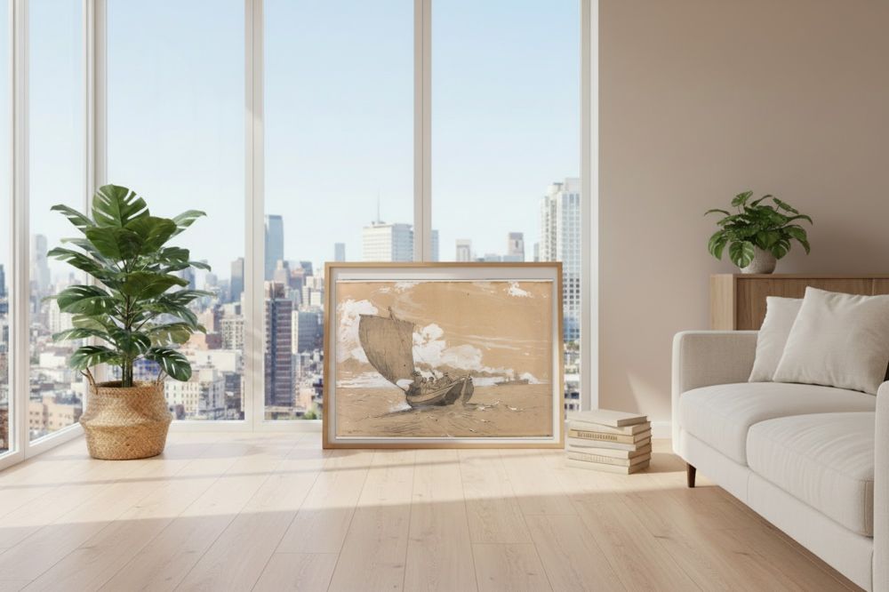 Framed room mockup - loft