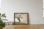 Framed room mockup - leaning