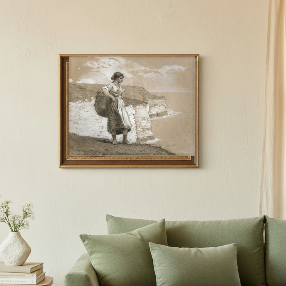 Framed room mockup - sage
