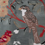 Flora & Fauna Square Hand Tufted Wool Rug 6' x 6' - MAIA HOMES