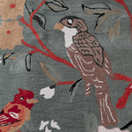 Flora & Fauna Square Hand Tufted Wool Rug 6' x 6'