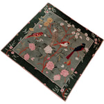 Flora & Fauna Square Hand Tufted Wool Rug 6' x 6' - MAIA HOMES