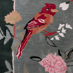 Flora & Fauna Square Hand Tufted Wool Rug 6' x 6' - MAIA HOMES