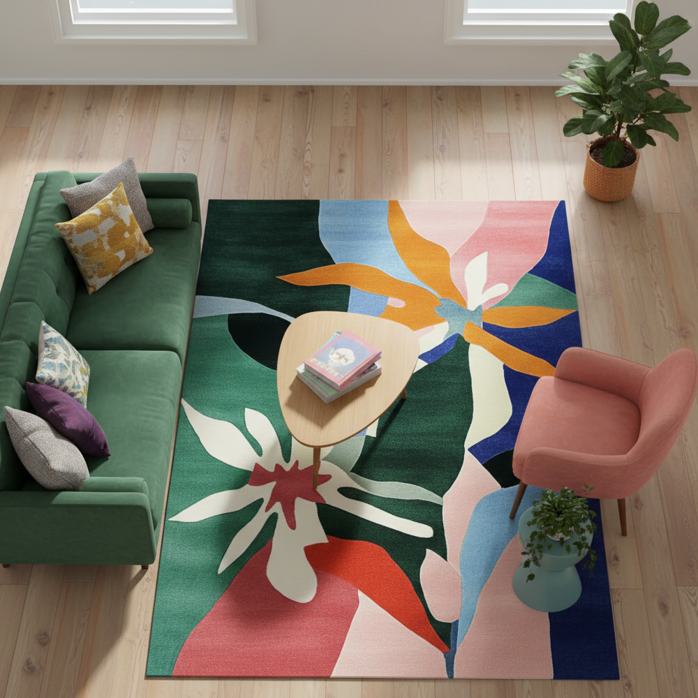 Flora Flutter Hand Tufted Rug