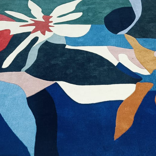 Flora Flutter Hand Tufted Rug 8 x 10 ft