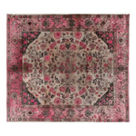 A beautifully detailed area rug featuring a floral design in shades of pink and beige. Perfect for adding elegance to any living room, this floral rug enhances the space with its intricate patterns and warm colors, making it an ideal choice for those seeking stylish living room area rugs.