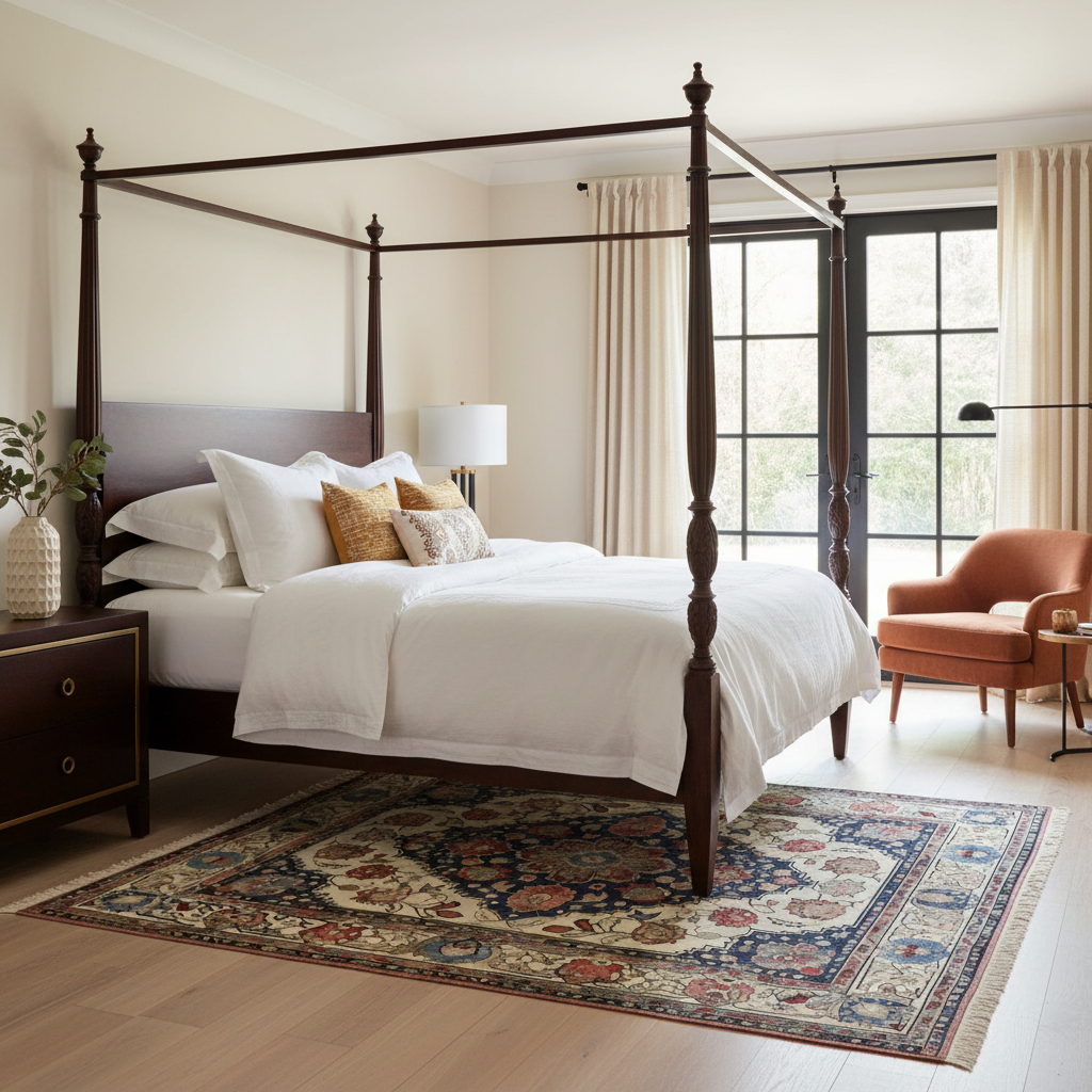 Floral Euphoria Hand Knotted Area Rug