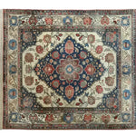 This stunning Floral Euphoria Hand Knotted Area Rug showcases intricate floral patterns with rich colors, perfect for enhancing any living room. The 8x10 vintage rug features a Persian-inspired design, making it an ideal choice for those seeking elegant area rugs for the living room.