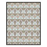 A beautifully designed Floral Gates Hand Tufted Area Rug with a striking black border. The wool rug features intricate floral patterns in vibrant colors, perfect for enhancing the aesthetics of a living room. This area rug is ideal for those seeking elegant area rugs for living room settings.