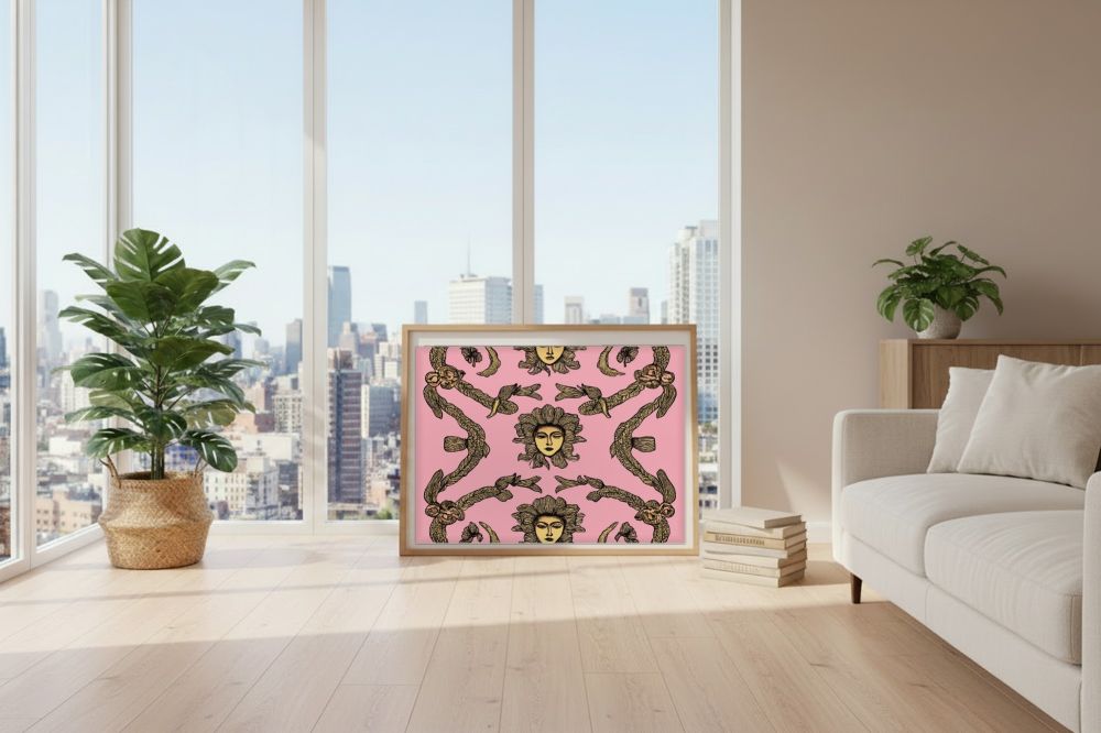 Framed room mockup - loft