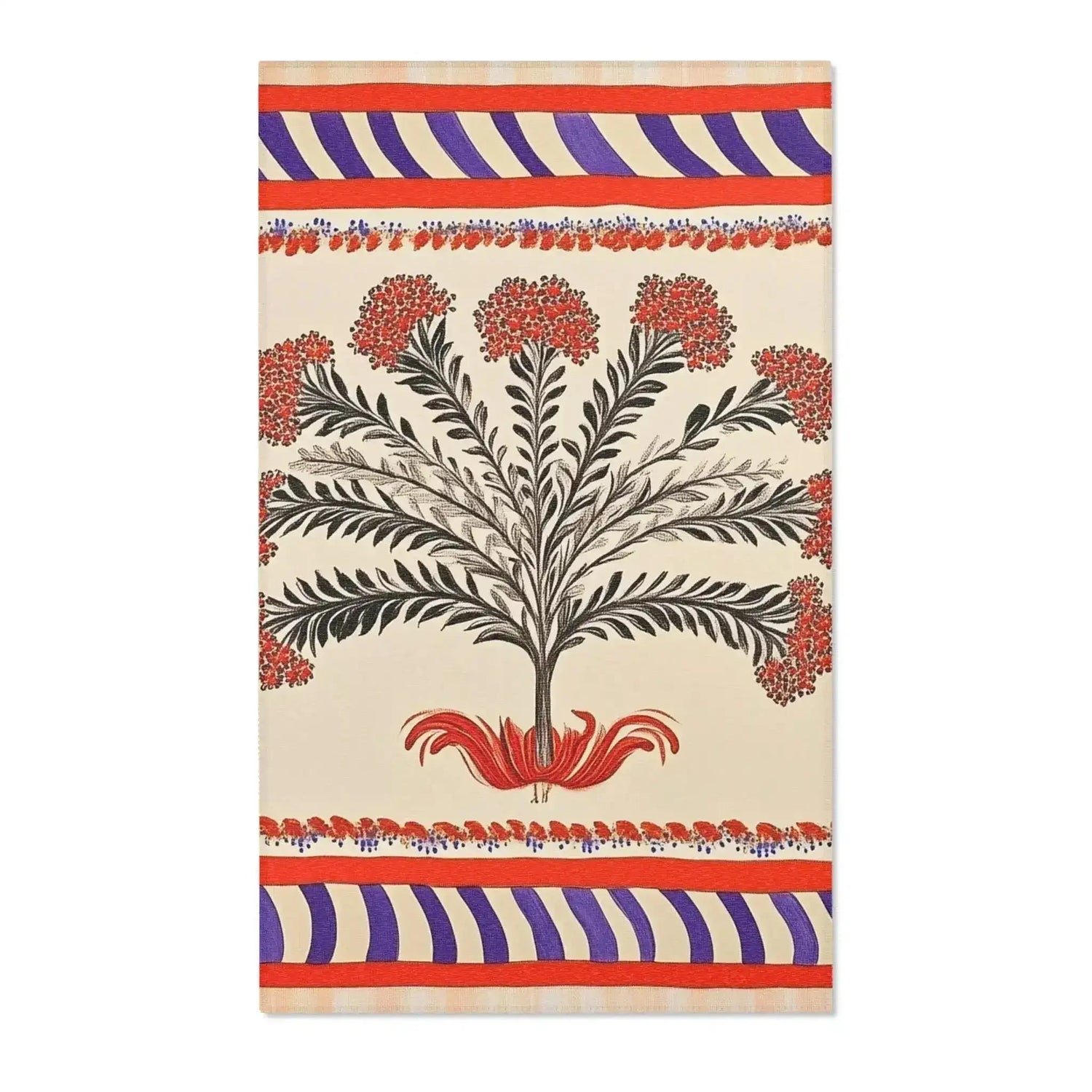 Floral Majesty Palm Accent Rug