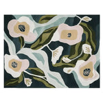 A vibrant area rug featuring an abstract floral design in soft pastel colors, ideal for adding a contemporary touch to your living room. Crafted from wool, this hand-tufted rug measures 8x10, making it a perfect choice for spacious interiors.