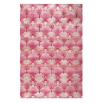 A vibrant Floral Whisper Hand Tufted Area Rug showcasing an intricate pink floral pattern. Ideal for living rooms, this 8x10 wool rug adds a touch of elegance and warmth, perfect for those seeking beautiful area rugs for a stylish living room.