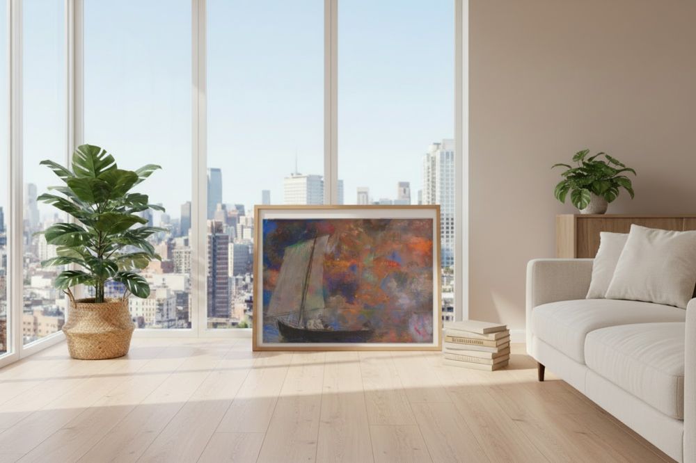 Framed room mockup - loft