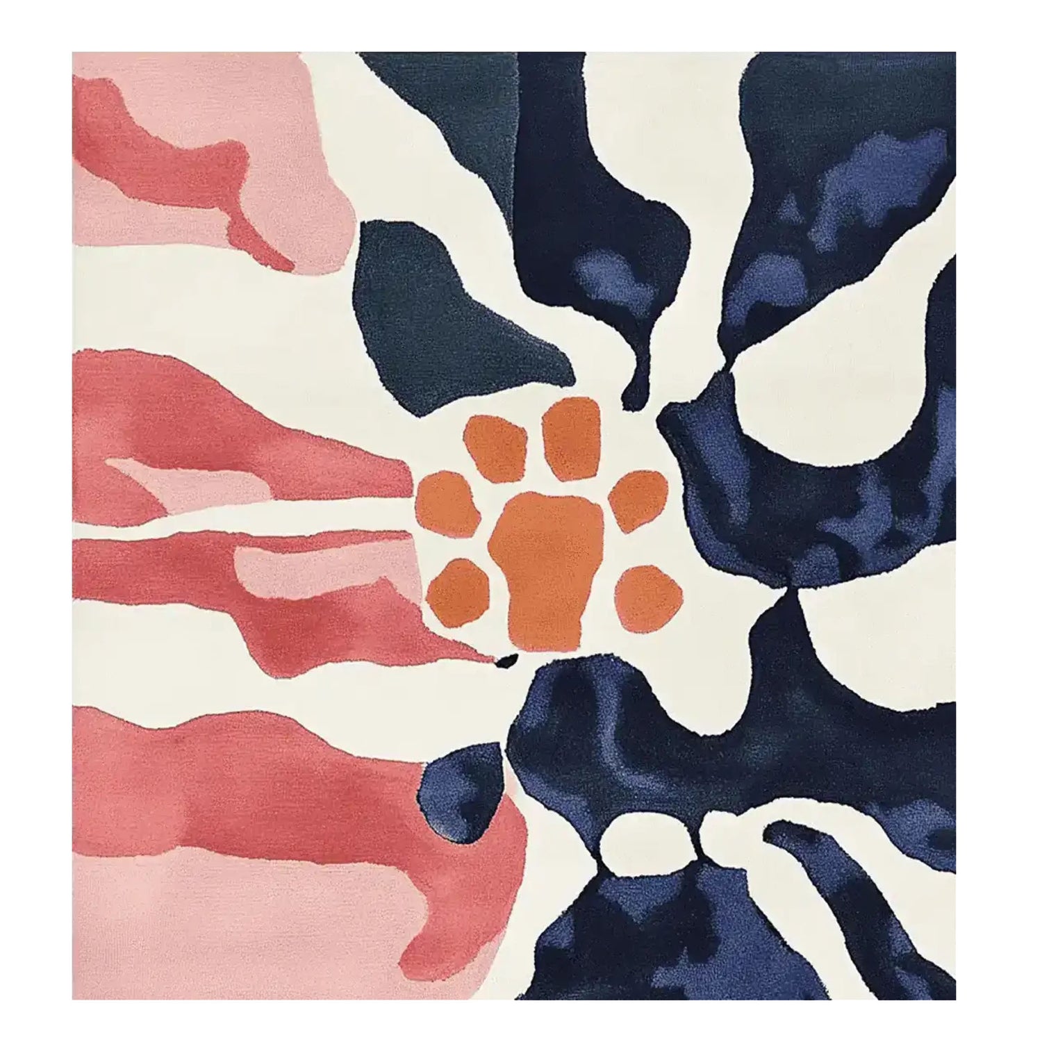 Fluid Form Garden Hand Tufted Rug