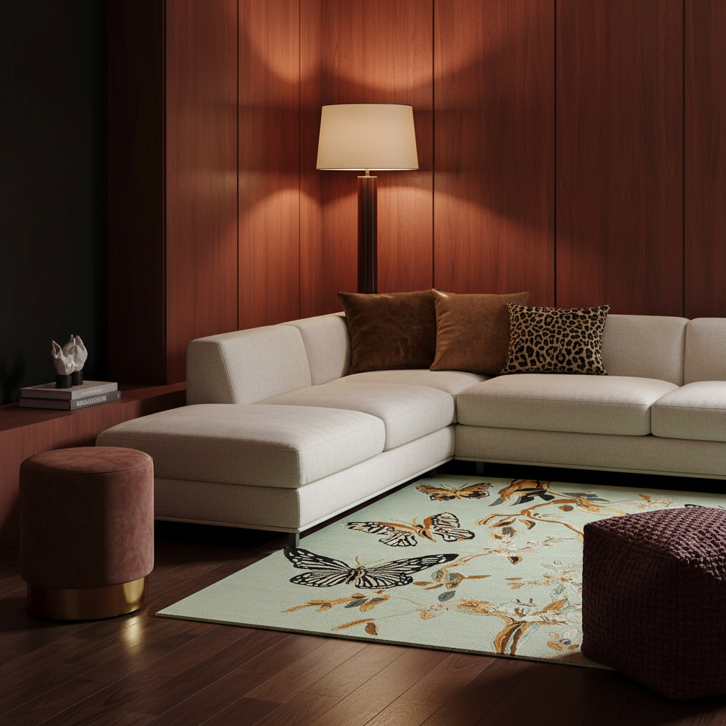 Flutter Pop Hand Tufted Rug