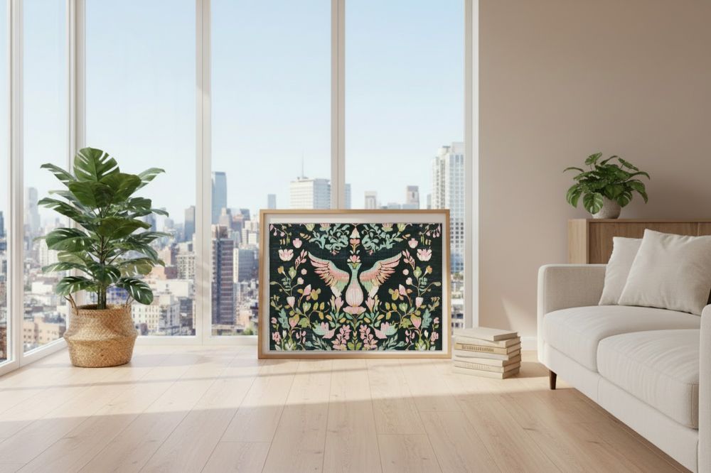 Framed room mockup - loft