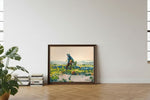 Framed room mockup - leaning