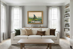 Framed room mockup - gold