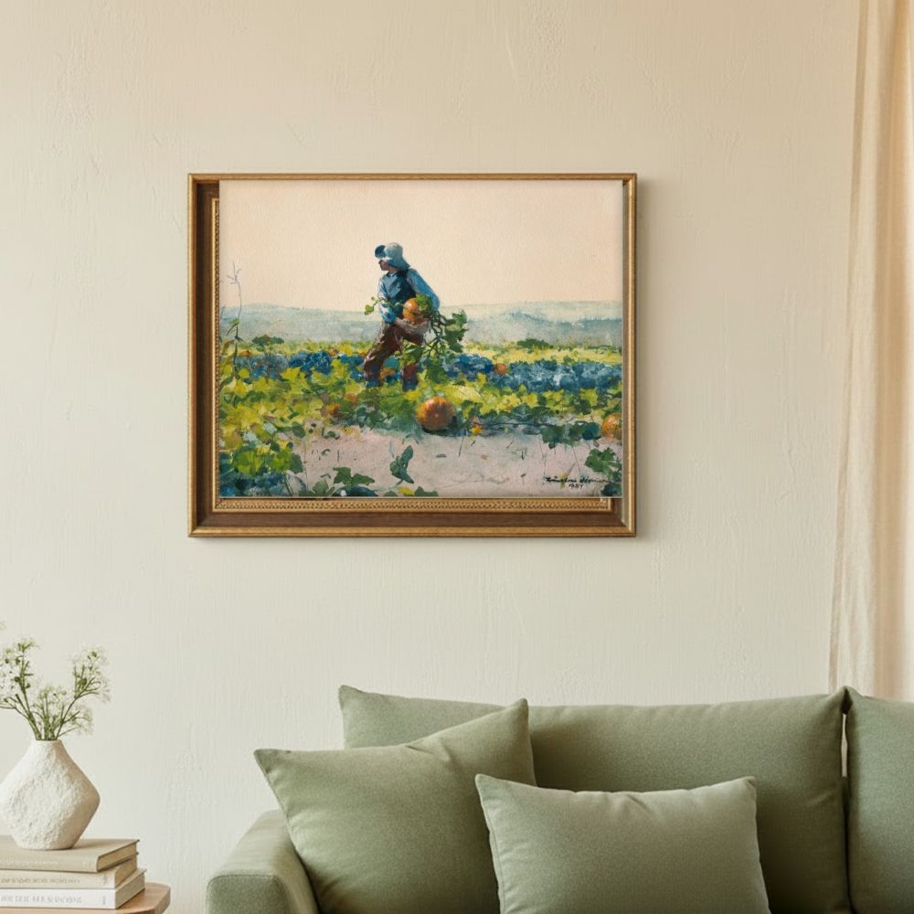 Framed room mockup - sage